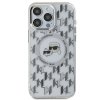 Karl Lagerfeld KLHMP15LHMCKMHT iPhone 15 Pro  6.1 przezroczysty/transparent IML Monogram Karl&Choupette Head MagSafe